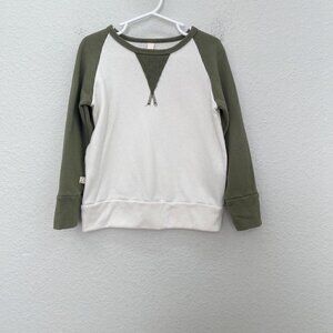 Childhoods Colorblock Baseball Crewneck Cotton Pullover Sweatshirt Toddler 4T